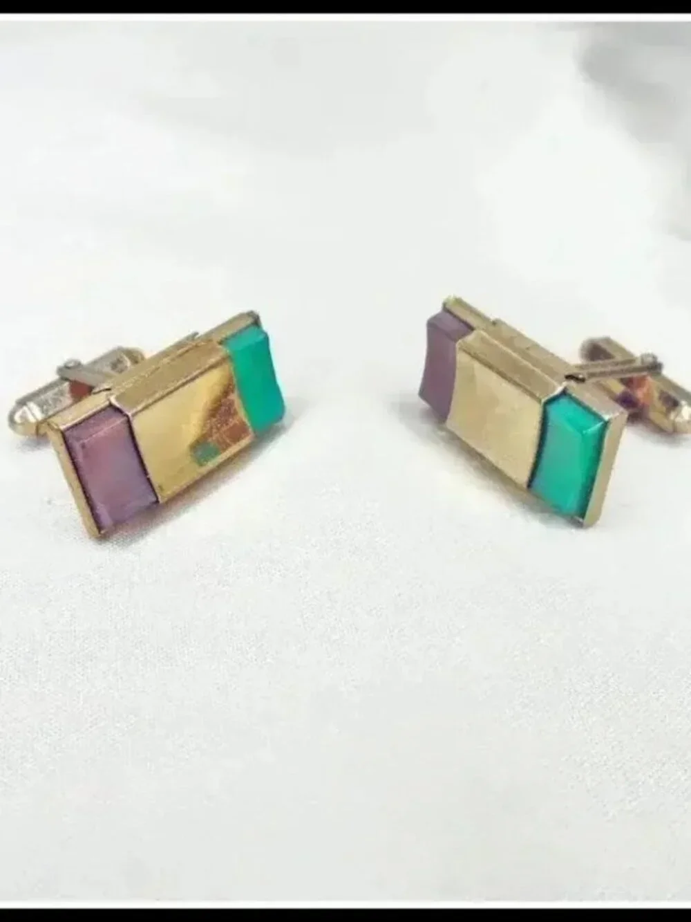 Rare Vintage Cuff Link Set 50s Kreisler MCM Convertible Cufflinks in Gift Box